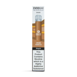 EVOD Bar D600 Disposable Vape Pod Kit: Pack of 10