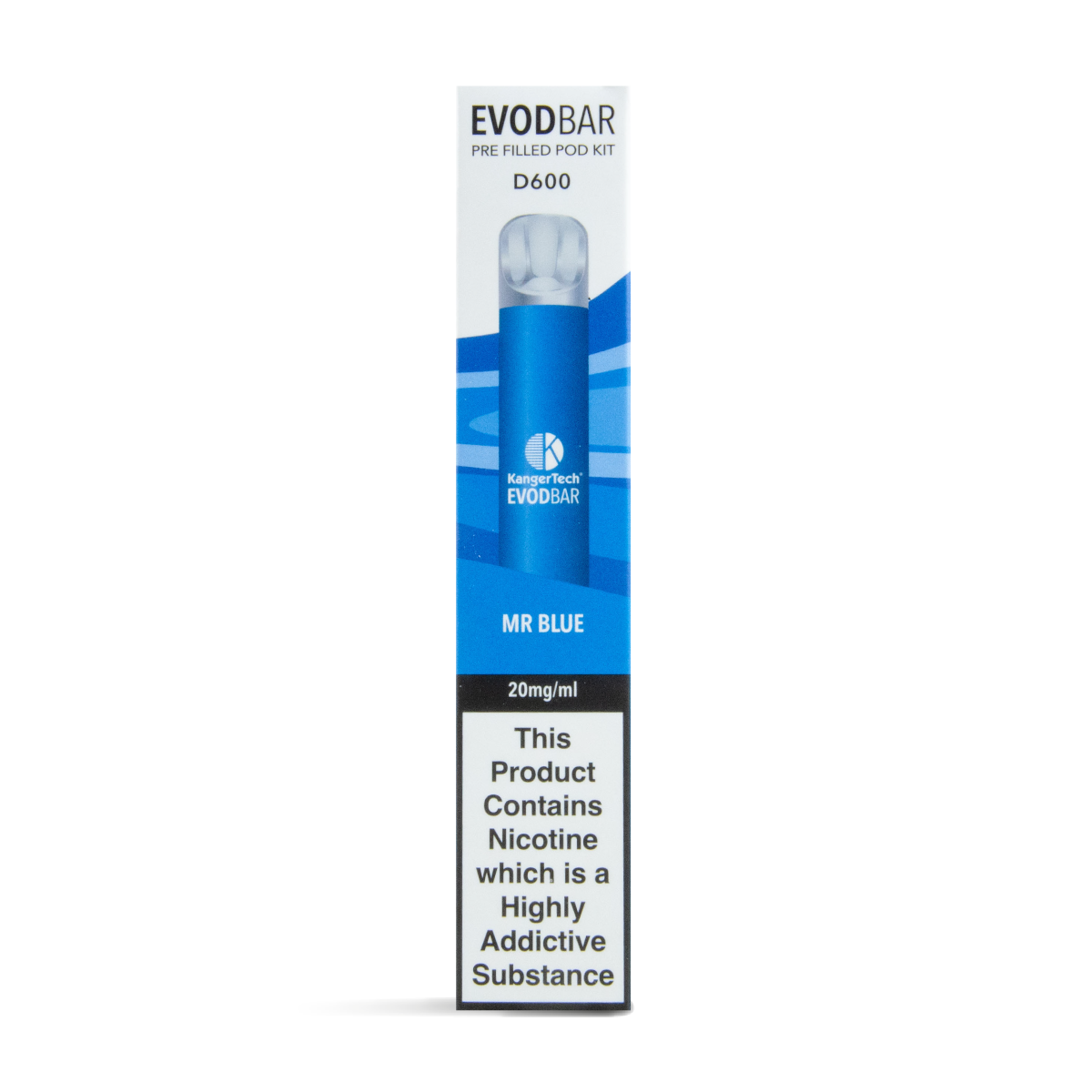 Wholesale EVOD Bar Disposable Vape Pod Kit by Kangertech, Mr Blue