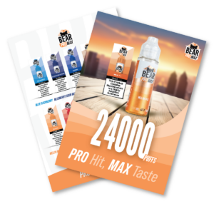 Bear Pro Max  - 24K Puff A5 Leaflet