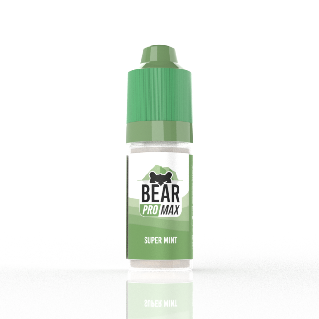 UK Wholesale Nic Salts - Super Mint BEAR Pro MAX 10mg - Bulk 10 Packs