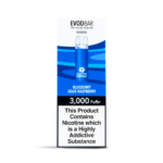 EVOD Bar D600 3000 Vape Pod Kit in Blueberry Sour Raspberry Flavour