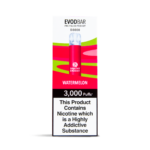 EVOD Bar D600 3000 Vape Pod Kit in Watermelon Flavour