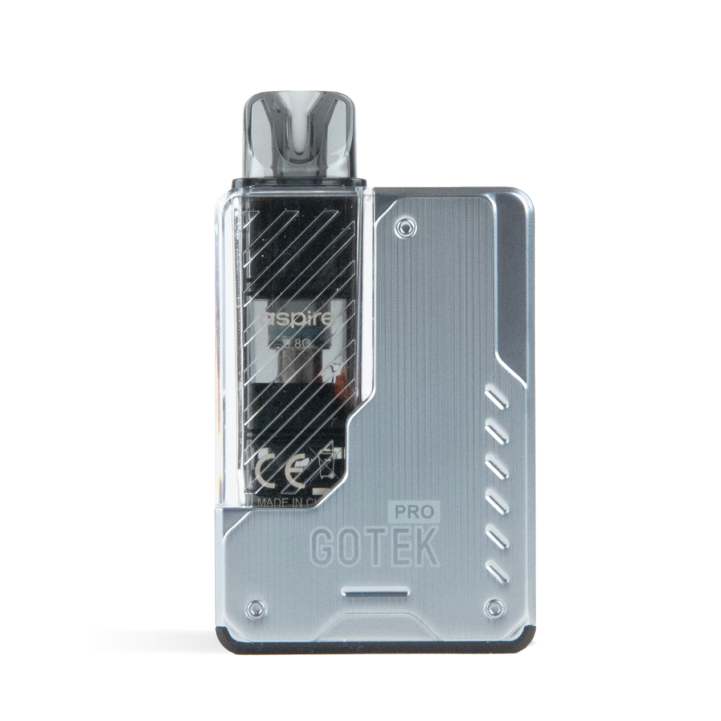 UK Wholesale Aspire GoTek Pro Vape Pod Kit in Stainless Steel