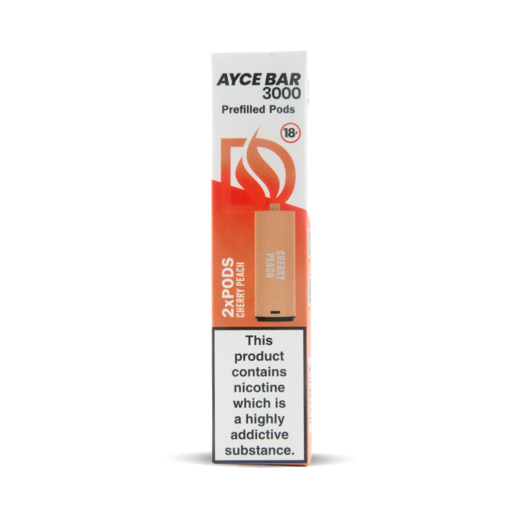 Cherry Peach Dovpo Ayce Bar Pod Replacements for UK Wholesale