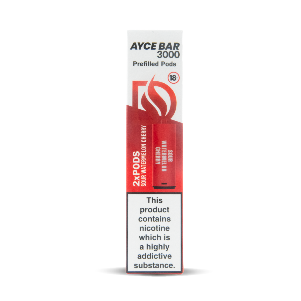 Sour Watermelon Cherry Dovpo Ayce Bar Pod Replacements for UK Wholesale