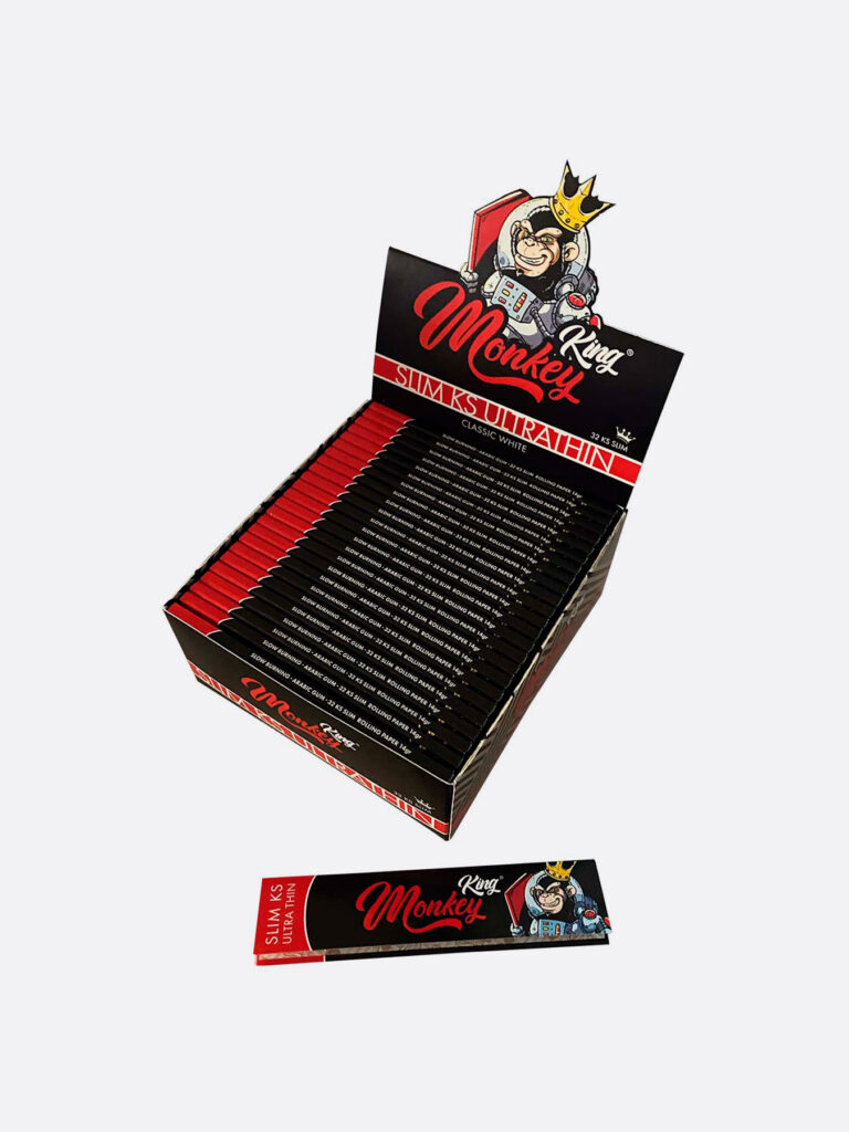 Bulk Buy Monkey King White King Size Rolling Papers for UK Wholesale