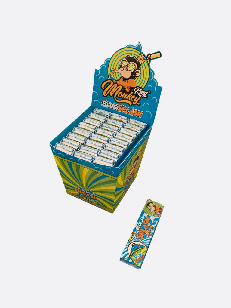 Bulk Buy Strawberry Ice Blue Splash Scented Rolling Papers & Tips for UK Wholesale