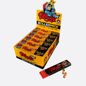 Monkey King Unbleached King Size Rolling Papers with Pre-Rolled Tips for Uk Wholesale