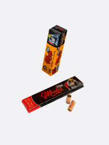 Monkey King Unbleached King Size Rolling Papers with Pre-Rolled Tips for Uk Wholesale - Single Item Image