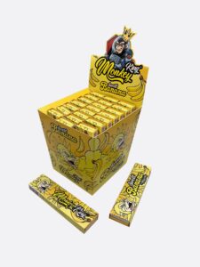 Bulk Buy sweet banana scented rolling papers & tips by Monkey King for UK Wholesale