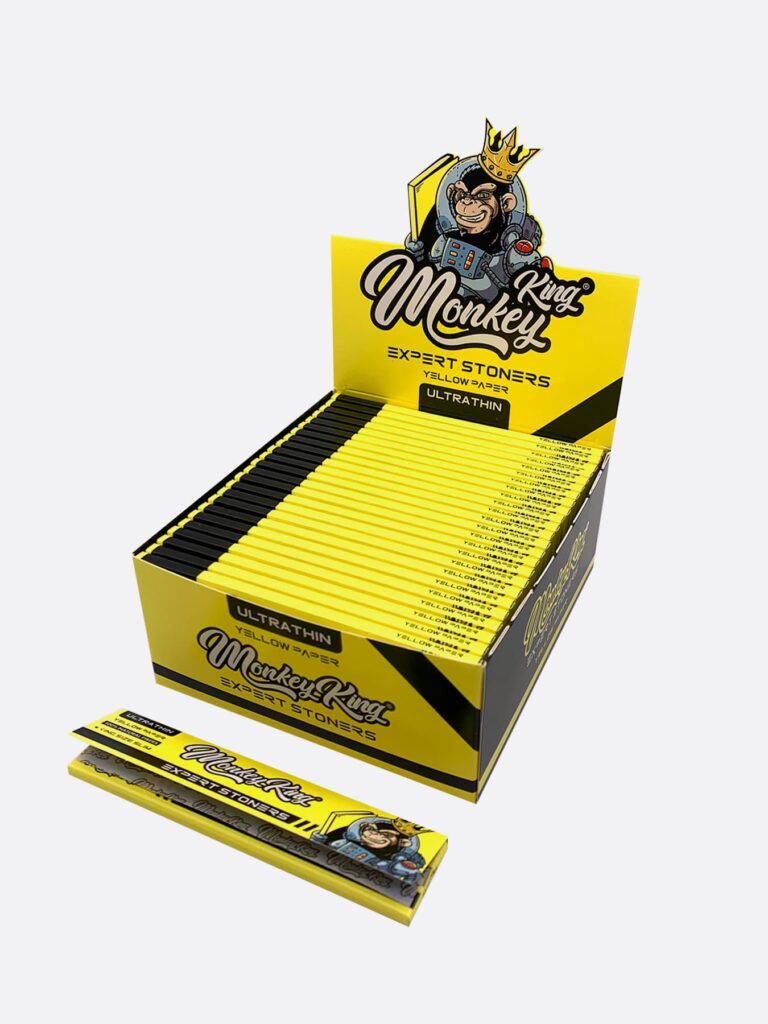 Bulk Buy Expert Stoners King Size Slim Extreme Thin Yellow Rolling Papers for Smoking