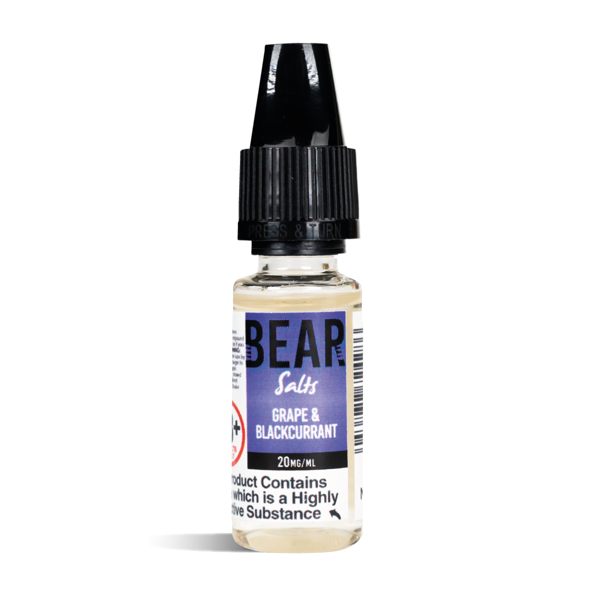 BEAR SALTS GRAPE AND BLACKCURRANT NIC SALT 10MG & 20MG