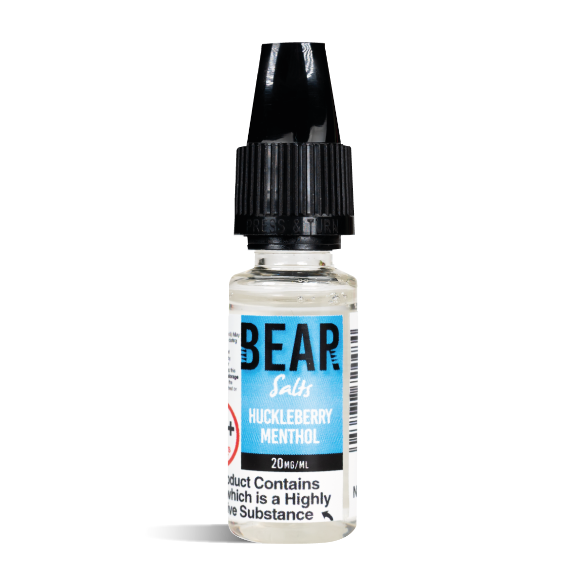 BEAR SALTS HUCKLEBERRY MENTHOL NIC SALT 10MG & 20MG