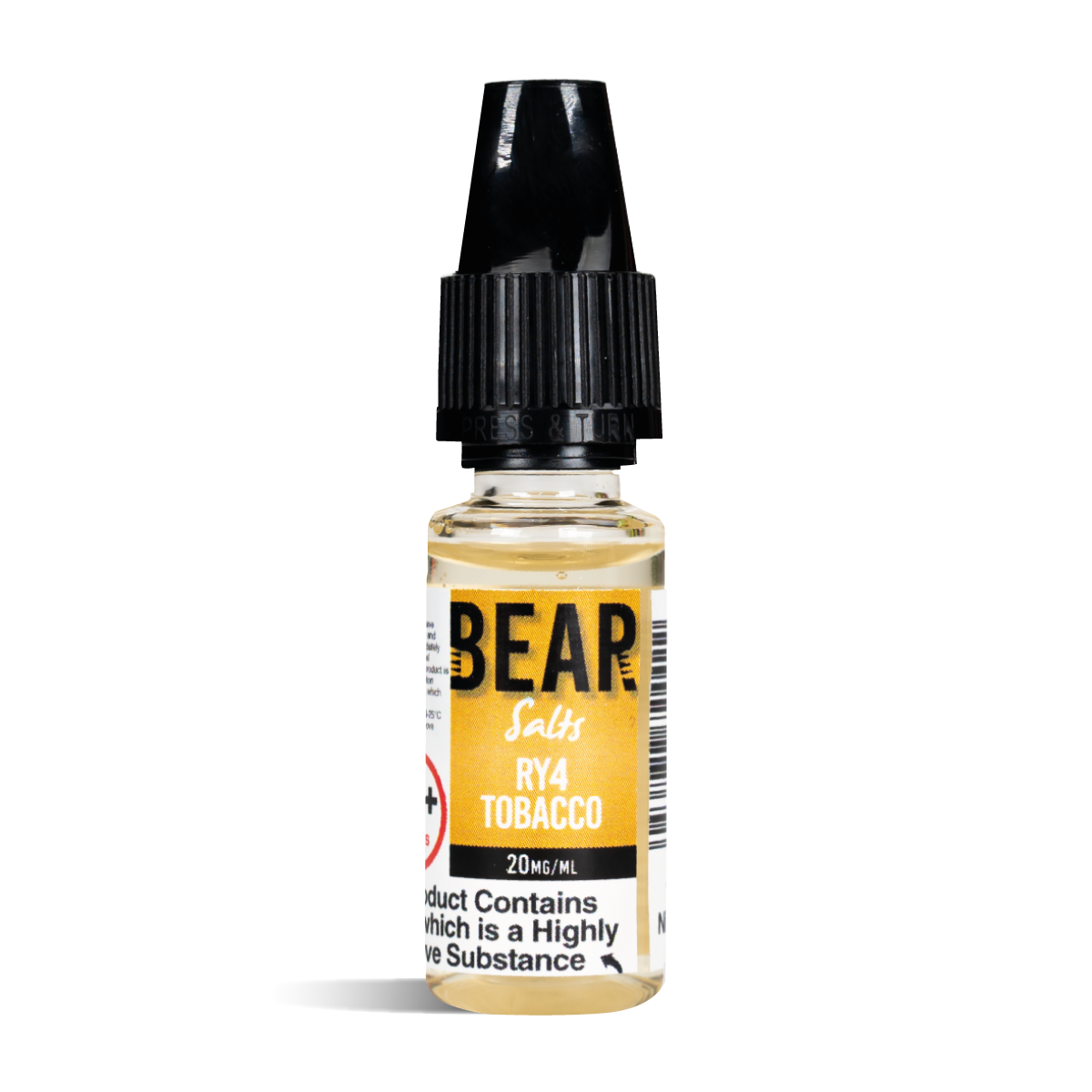 BEAR SALTS RY4 CARAMEL TOBACCO NIC SALT 10MG & 20MG