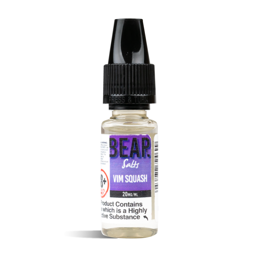 BEAR SALTS VIM SQUASH NIC SALT 10MG & 20MG