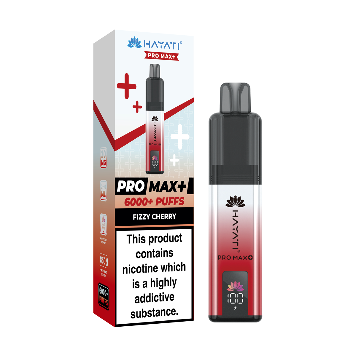 hayati pro max 6000 fizzy cherry