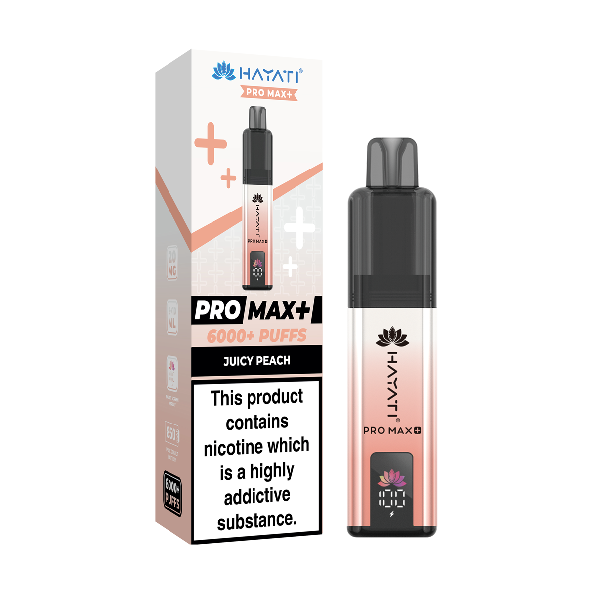 hayati pro max 6000 juicy peach