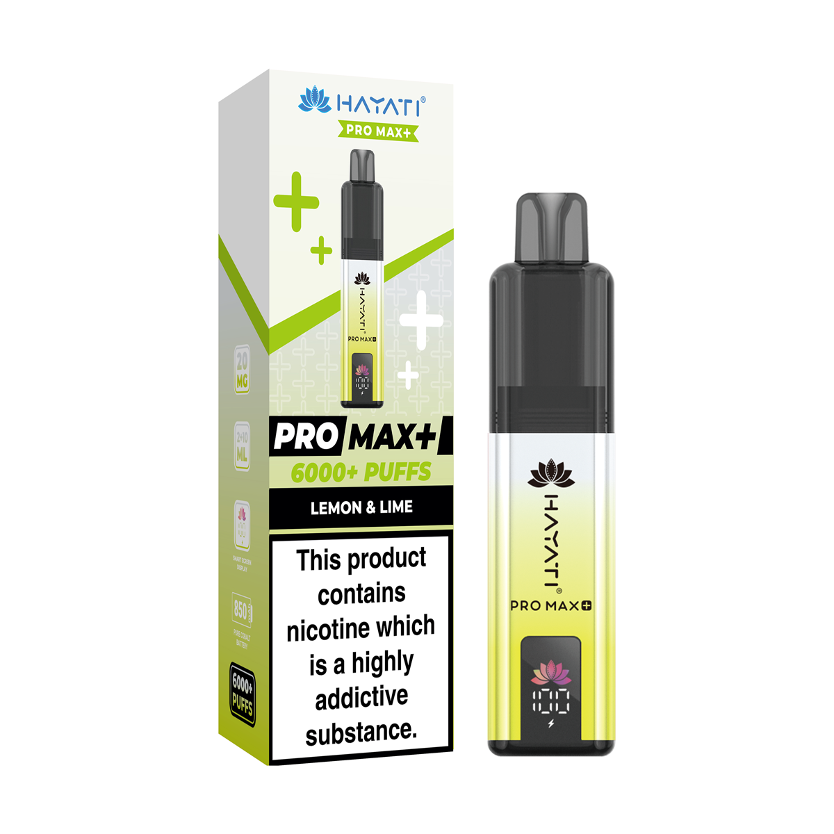 hayati pro max 6000 lemon lime