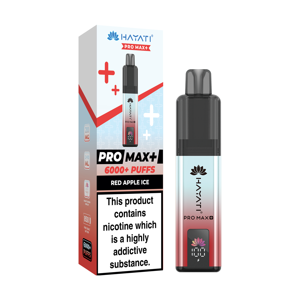 hayati pro max 6000 red apple ice
