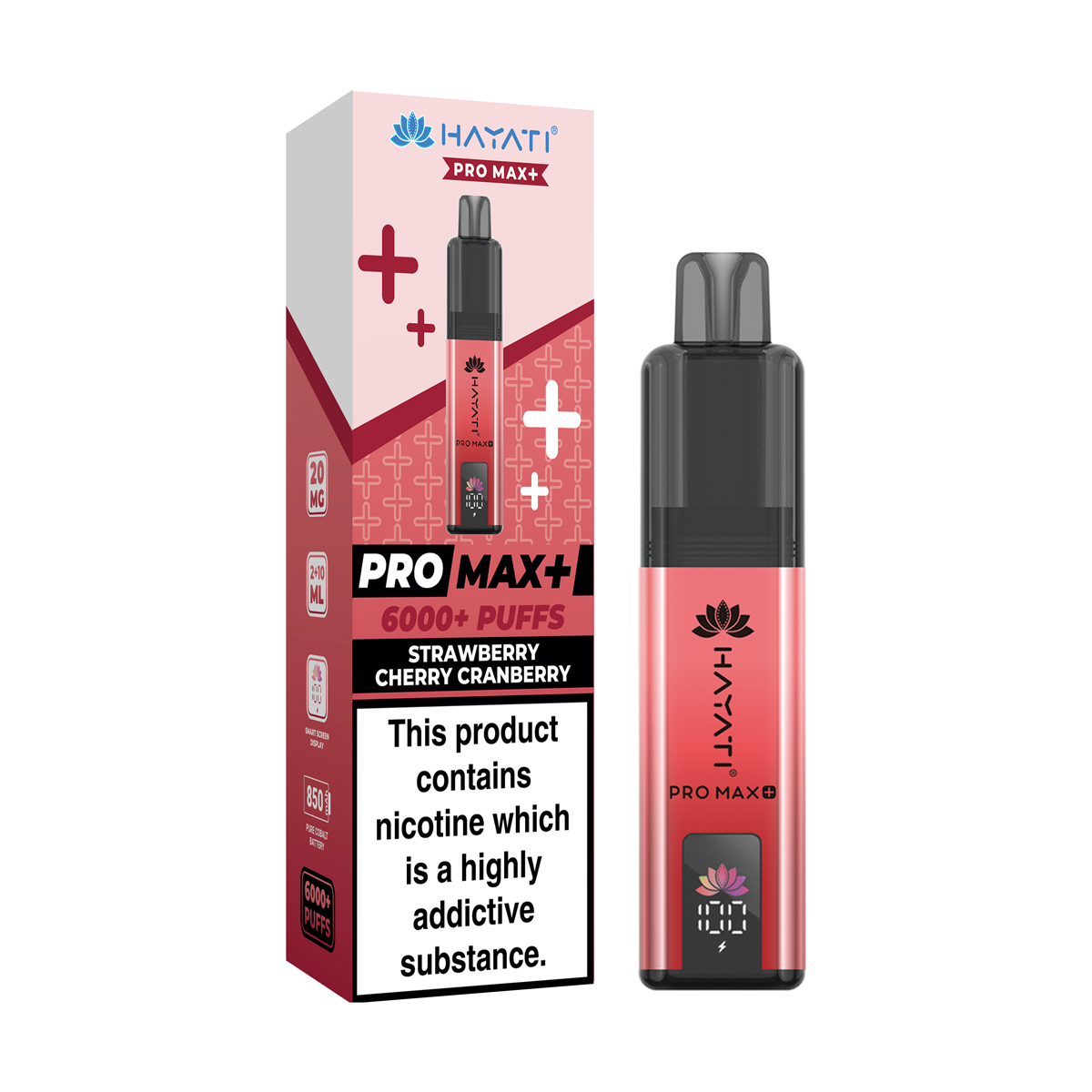 hayati pro max 6000 strawberry cherry cranberry