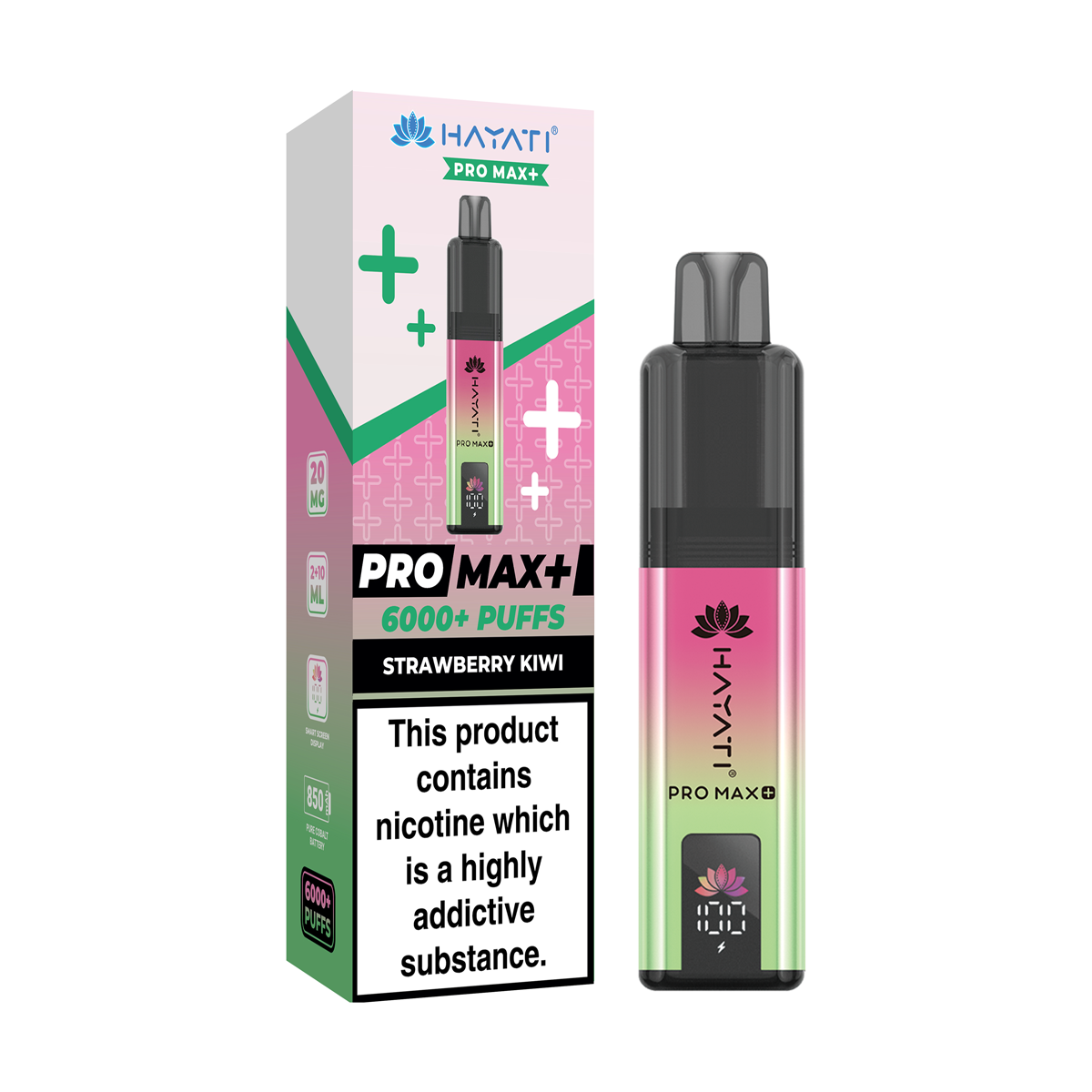 hayati pro max 6000 strawberry kiwi