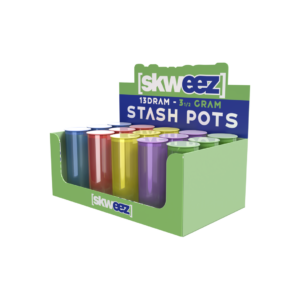 SKWEEZ Smell Proof Plastic Stash Pots