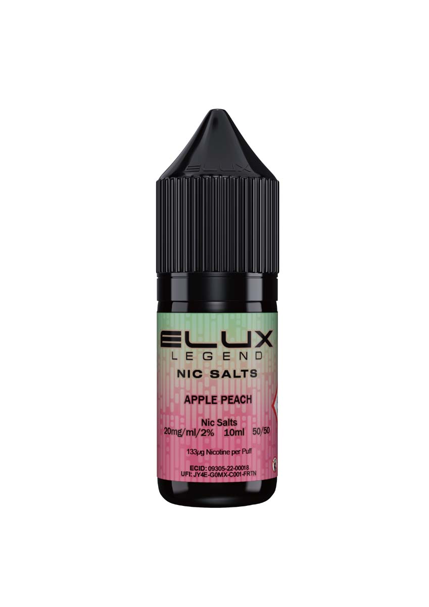 Wholesale ELUX Legend Nic Salt Apple Peach Flavour - Bulk Buy 10ml Vape Liquids