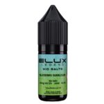 Wholesale ELUX Legend Nic Salt Blueberry Bubblegum Flavour (Single 10ml Bottle of Vape Liquid)