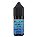 Wholesale ELUX Legend Nic Salt Mr Blue Flavour (Single 10ml Bottle of Vape Liquid)