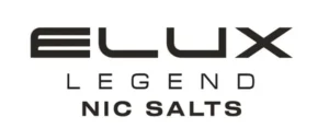 elux legend nic salts logo black on white