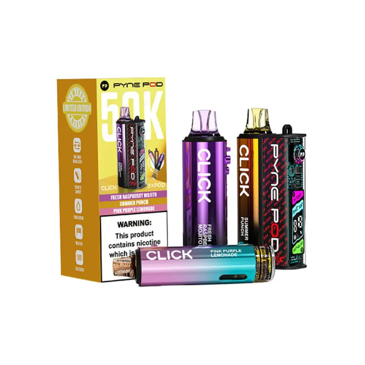 Drinks Edition Pyne Pod Click 50K Vape Pod Kits