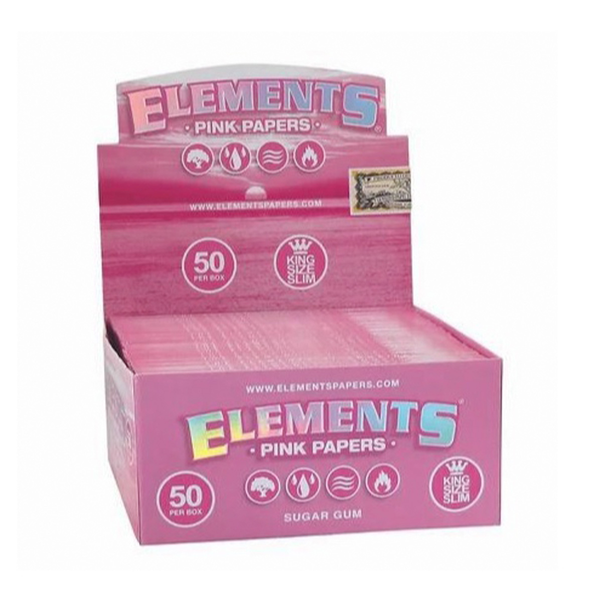 Elements Pink Papers - King Size Papers