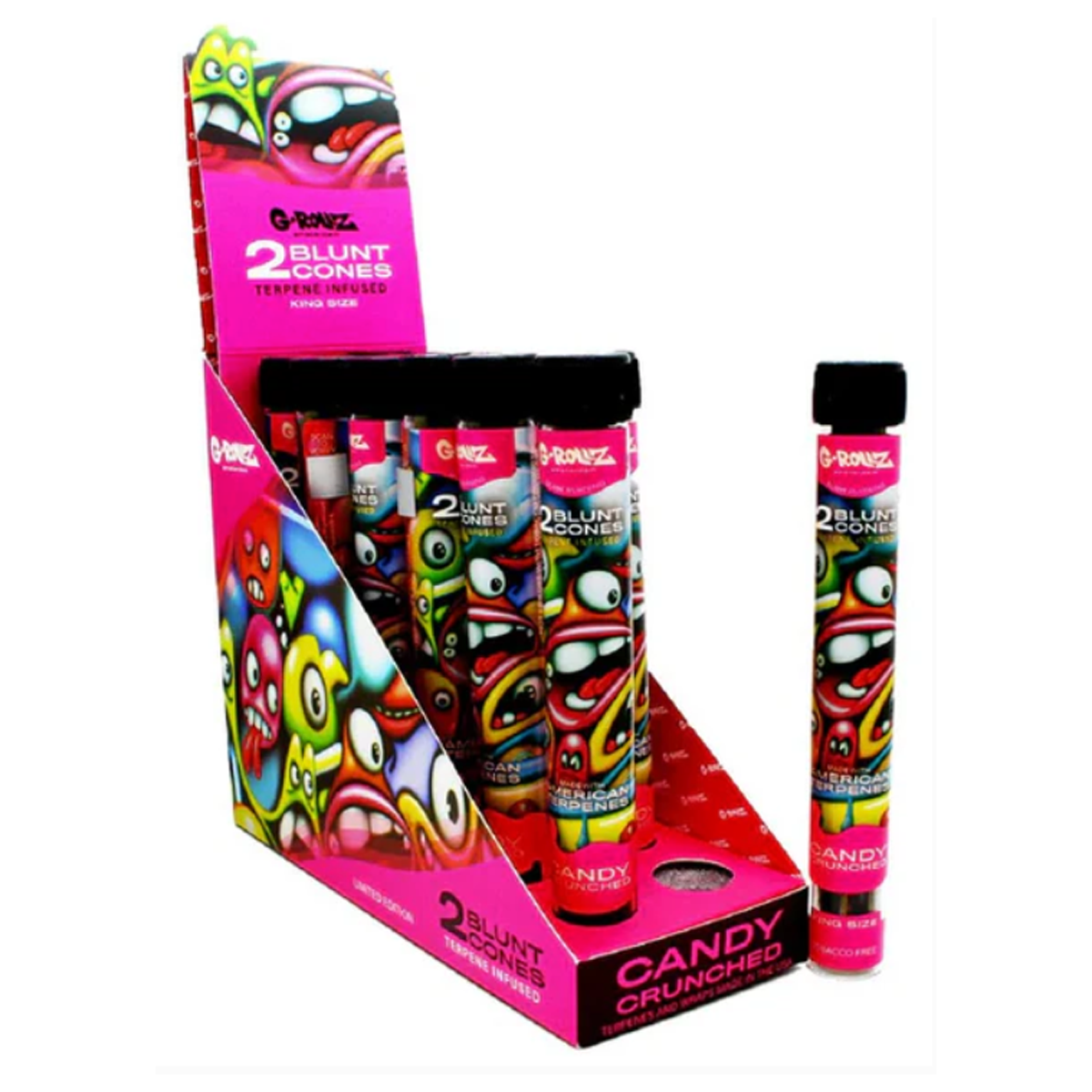 G-ROLLZ Terpene-Infused Blunt Cones 2-Pack (12 Pk) candy crunched