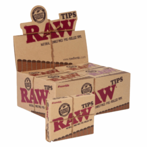 RAW Authentic Pre-Rolled Tips (20 Pack)