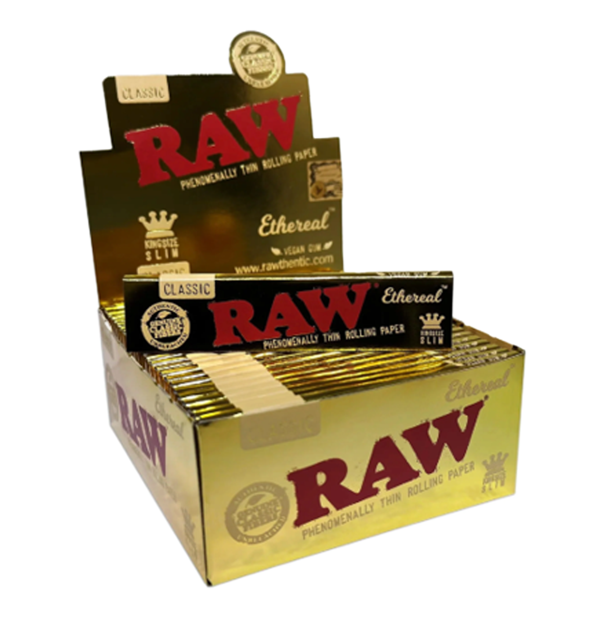 Raw Classic King Size Slim Papers Ethereal (50 Pk)