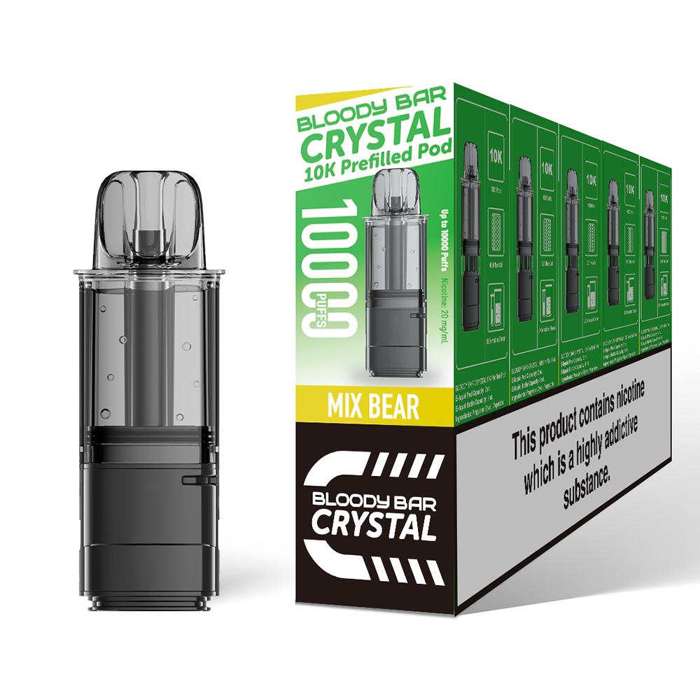Bloody Bar Crystal 10K Refill Pods mix bear