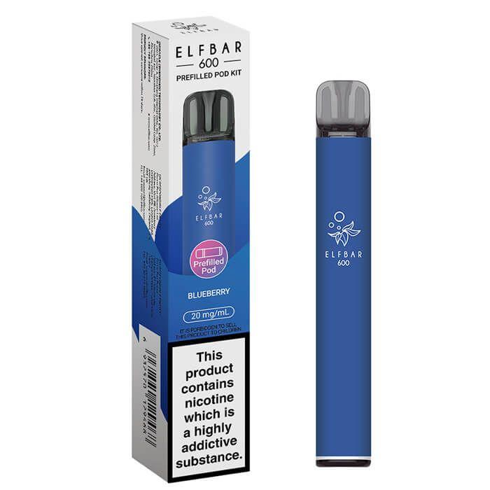 elf bar 600 prefilled pod kits blueberry