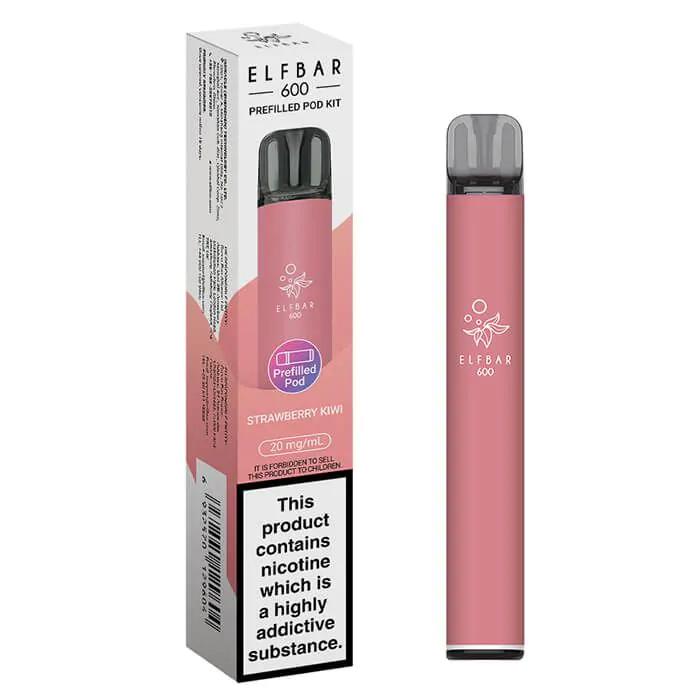 elf bar 600 prefilled pod kits strawberry kiwi