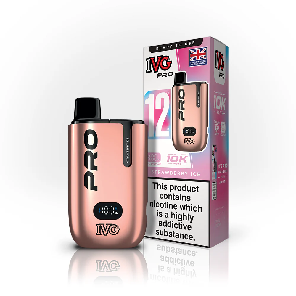 ivg pro 10k kit strawberry ice
